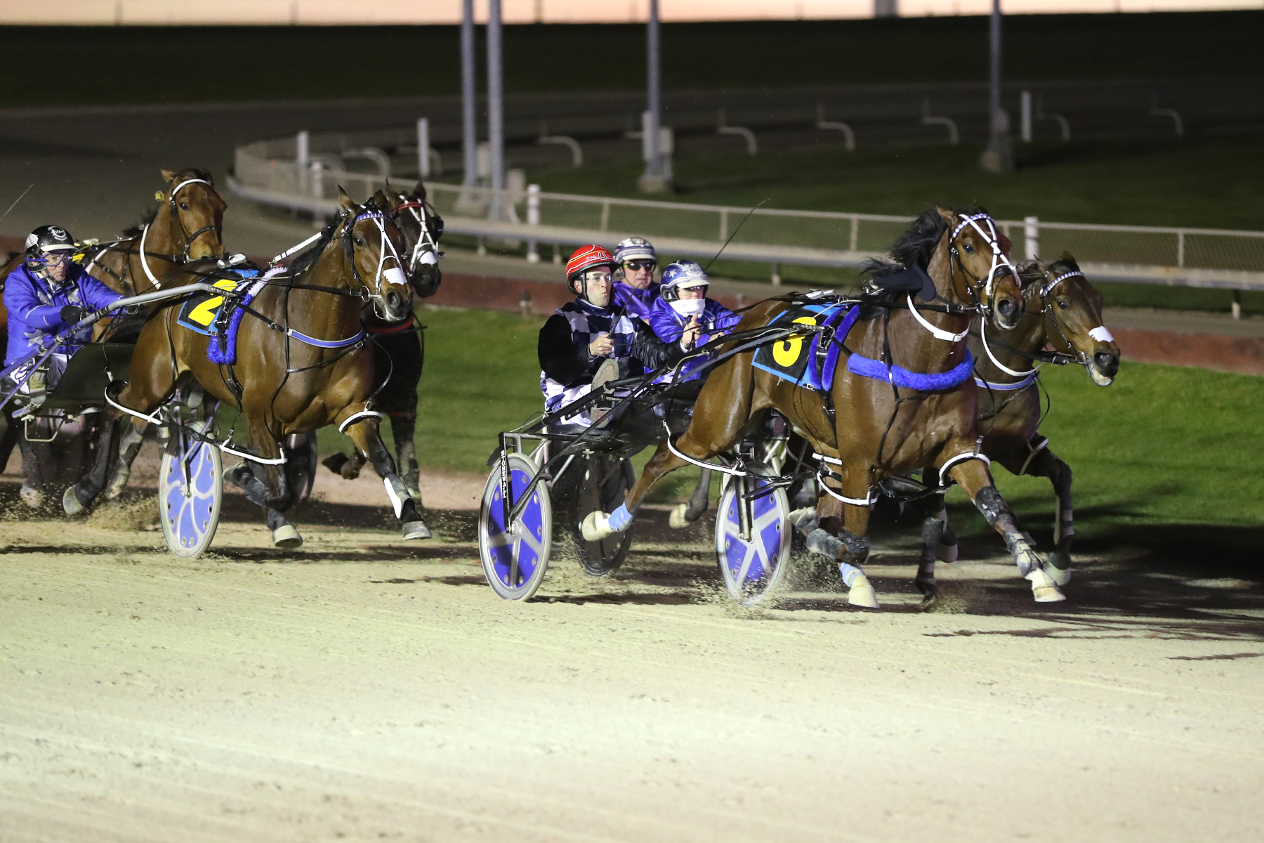 B D Joe winning a race